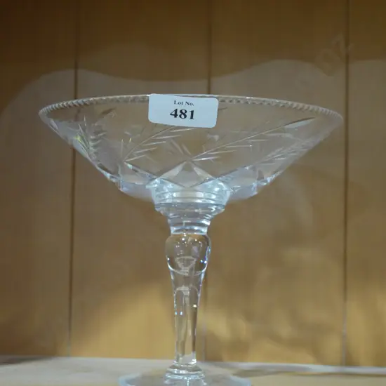 Webb Corbett stemmed dish