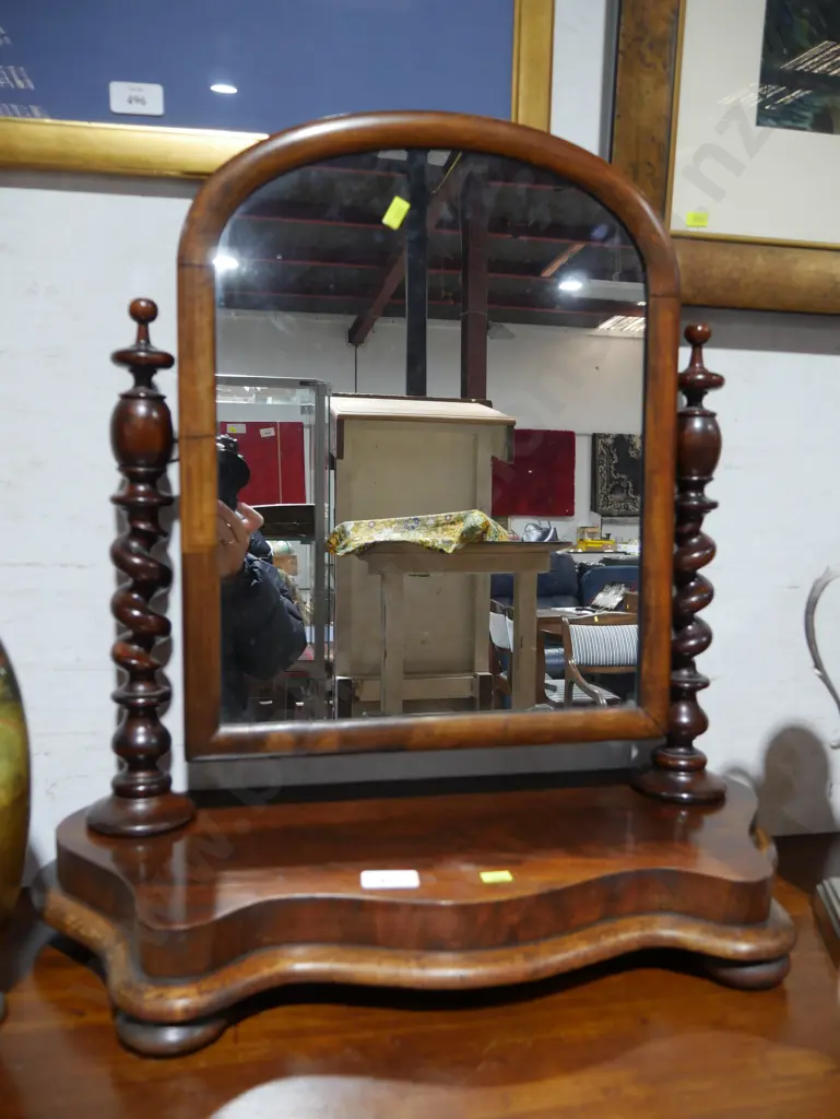 Victorian barley twist vanity mirror Image 1++