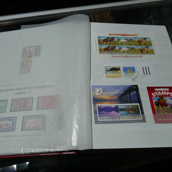 New Zealand stamp album