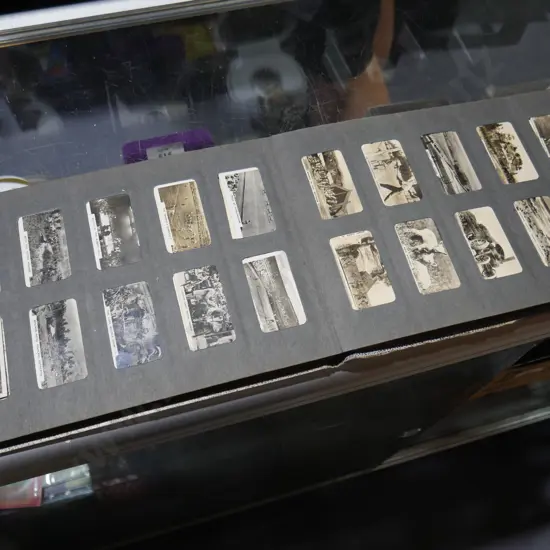 Cigarette card album