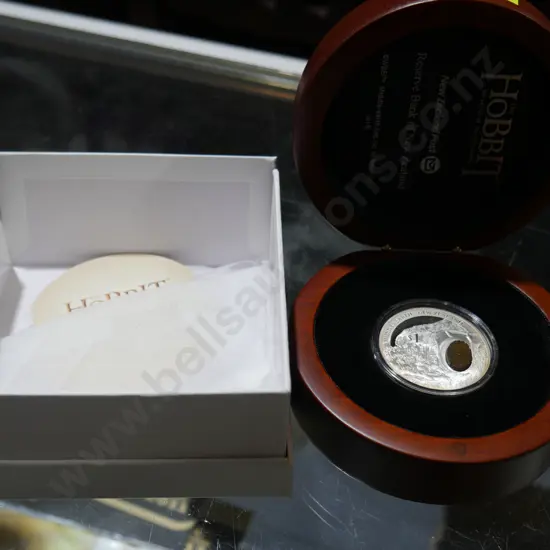 NZ The Hobbit Silver coin