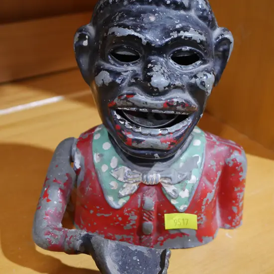 Greedy boy money box