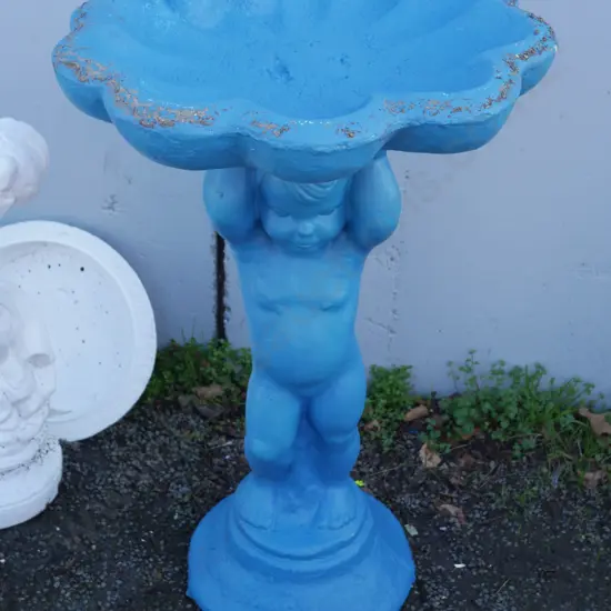 Cherub Bird Bath