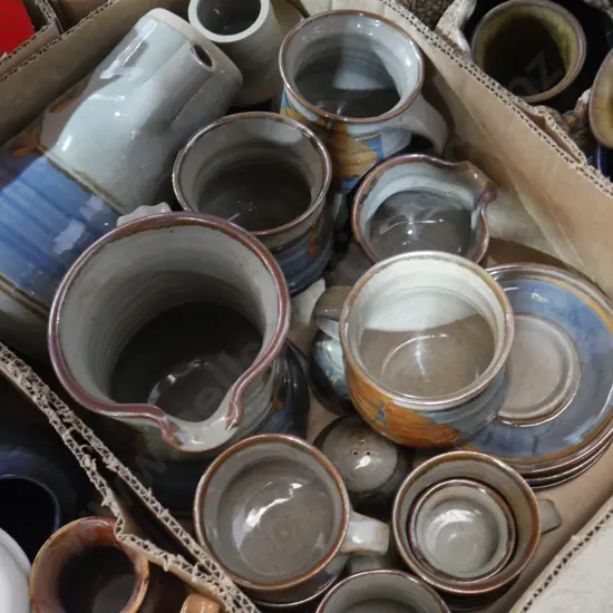 Pottery coffee cups ect