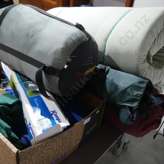 Camping equipment, chairs . Cooker etc