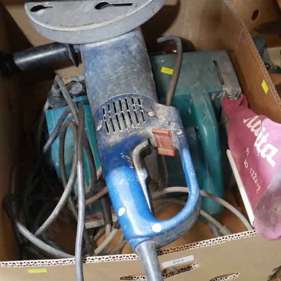 Electric planer, grinder