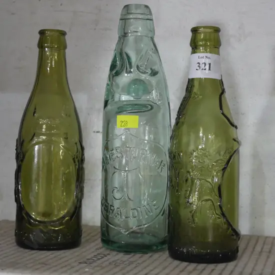 3 old bottles