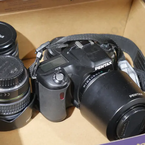 Pentax camera and lenses