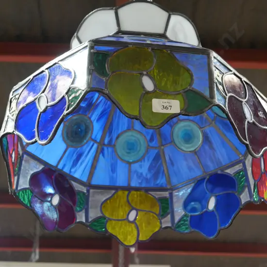 Leadlight light fitting