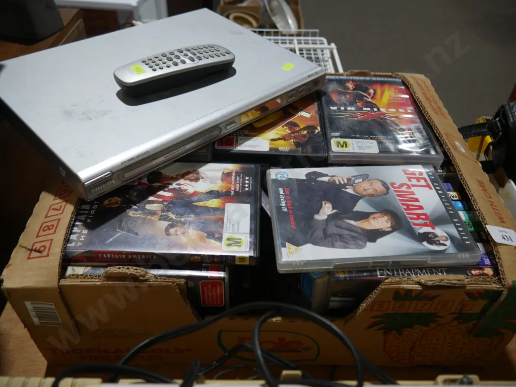 DVD player and DVDs Image 1++