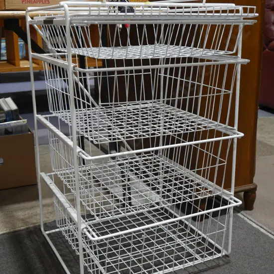 Wire storage rack