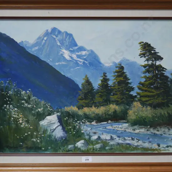 Raymon Shields framed oil
