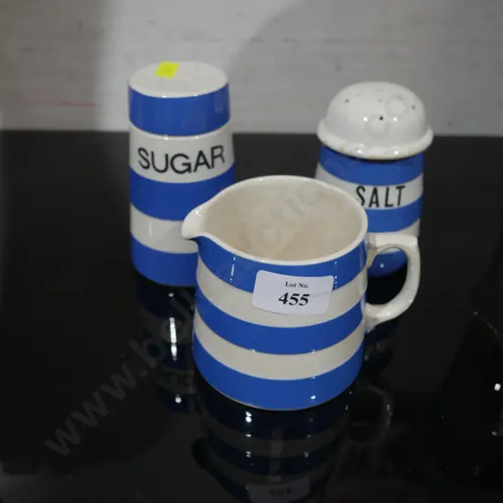 Cornish Ware sugar, salt etc