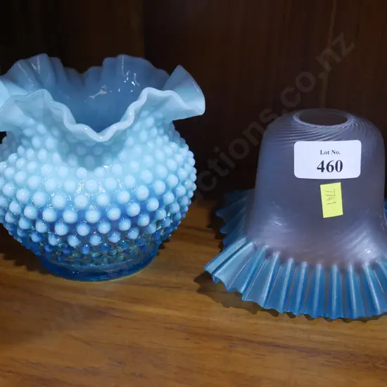 Glass vase, lamp shade