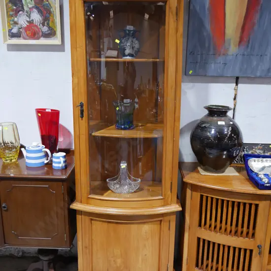 Glazed display cabinet