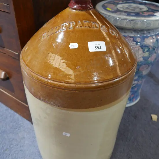 Shepperd & Co stoneware jar