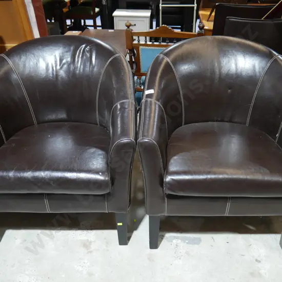 Pair of tub chairs