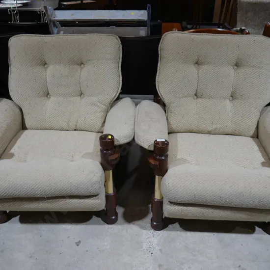 Pair of armchairs