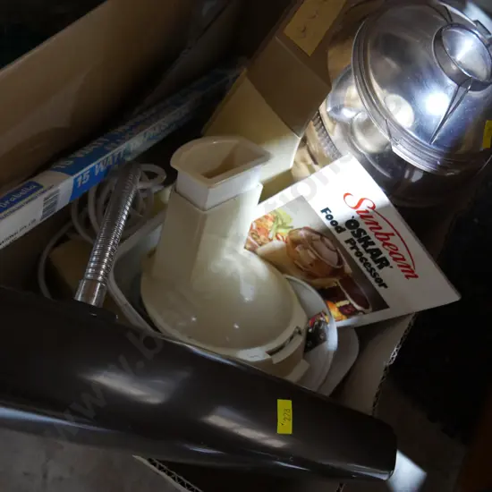 Food processor, glassware etc