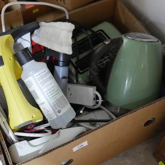 Toaster, jug, electrical bits