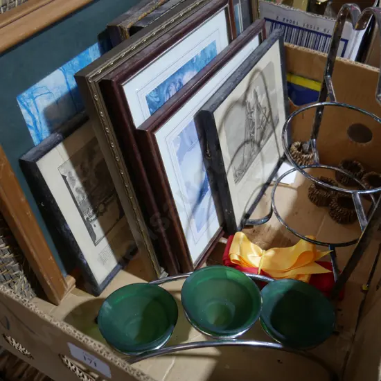 Framed prints, oddments