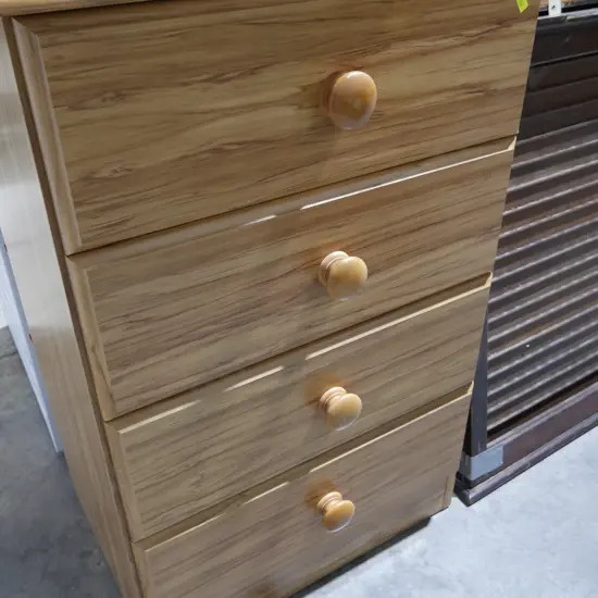 4 draw MDF chest
