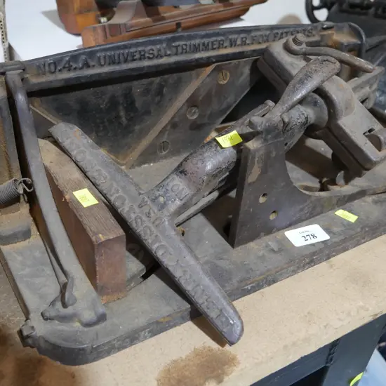 W.R fox No.4 universal trimmer etc