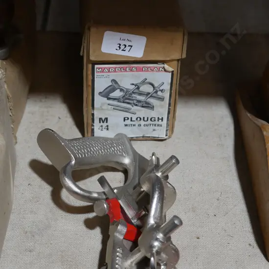 Boxed Marples plough plane
