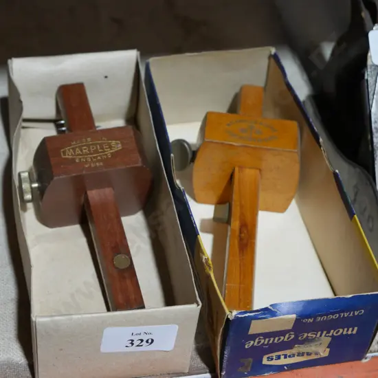 2 marples wood gauges