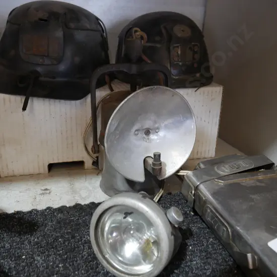 Mining helmets lamps