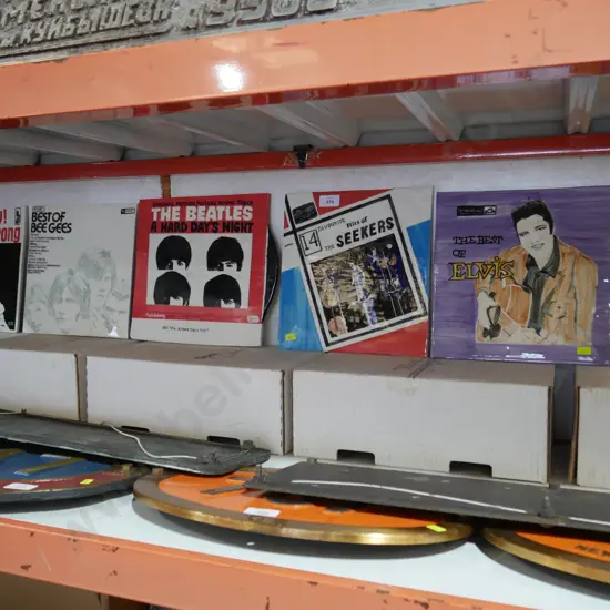 Record albums tiles