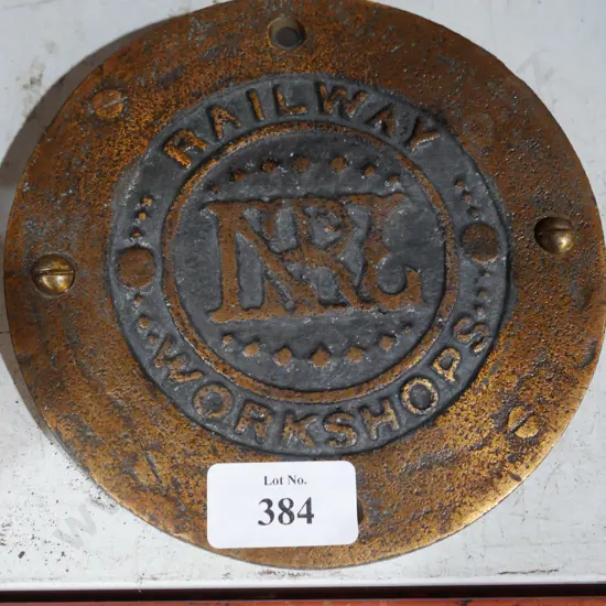 Railway workshops sign