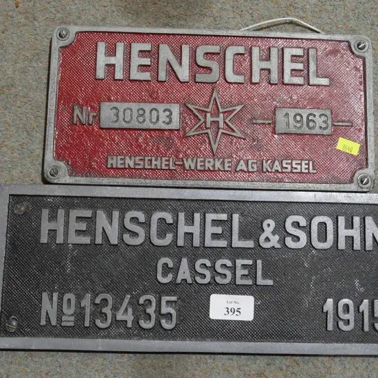 2 henschel plaques