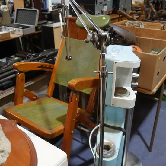 Dentist drill chair spit/ sucker tower