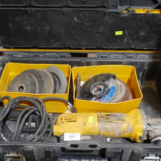 DeWalt cased angle grinder