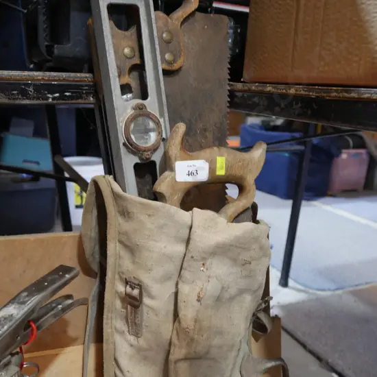 Saws and bag