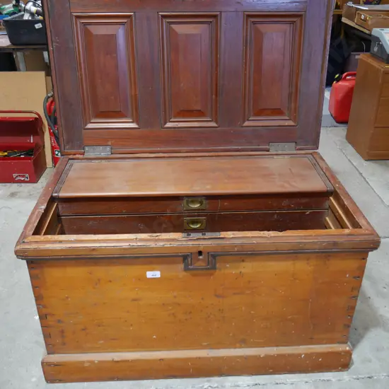 Vintage carpenters trunk