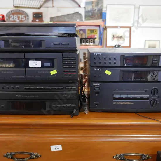 Sony stereo system and speakers