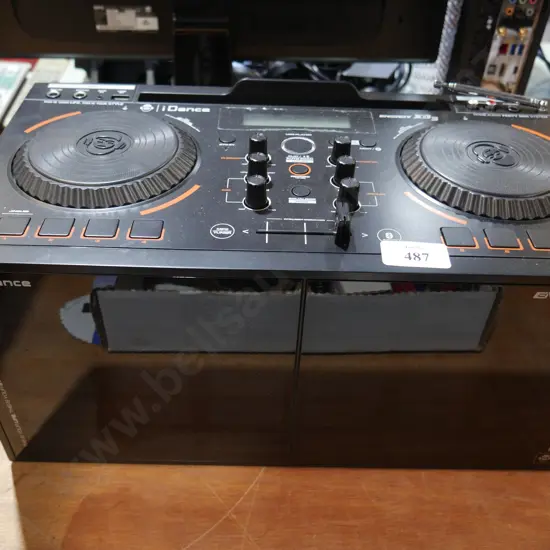 IDance Bluetooth party speaker and microphones