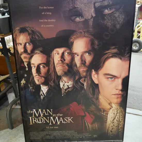 The man in the iron mask advertising poster