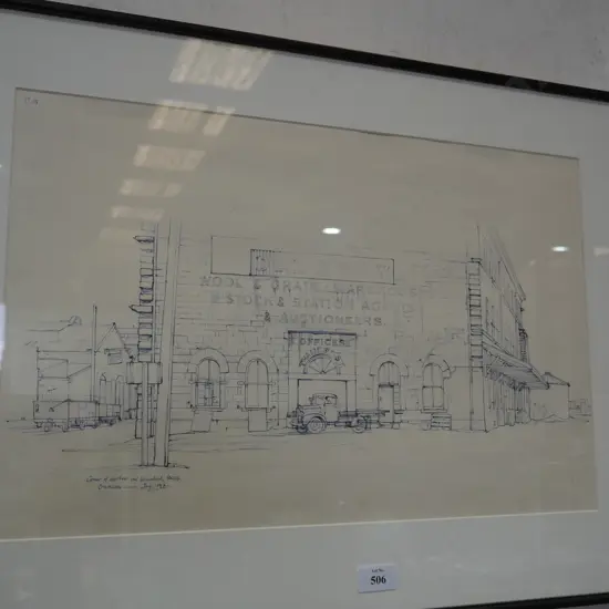 Framed Oamaru artwork