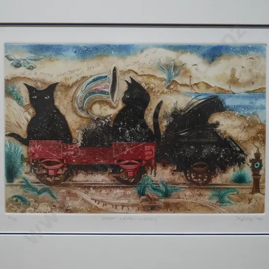 Framed Gary Tricker limited edition print