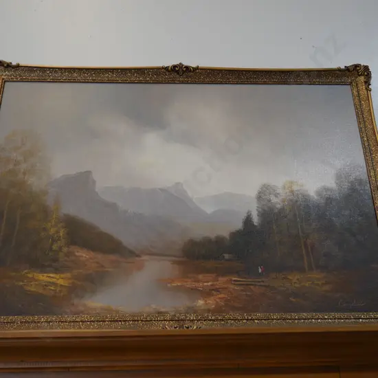 Large framed picture