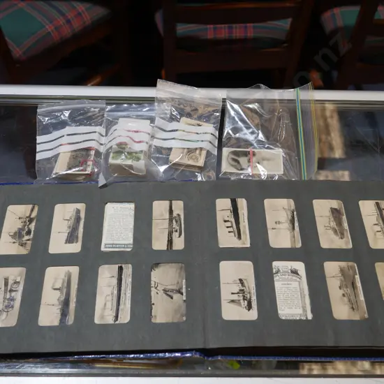 Cigarette cards & album