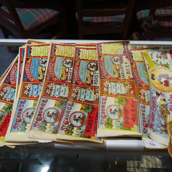 Vintage jam & other labels