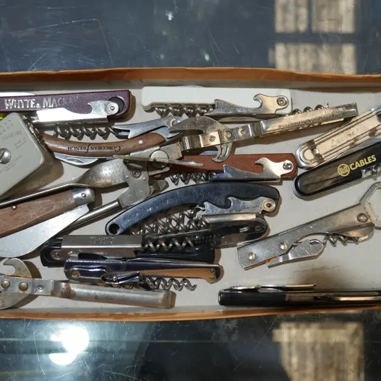 Assorted cork screws etc