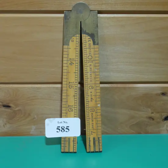 2 foot folding boxwood rule