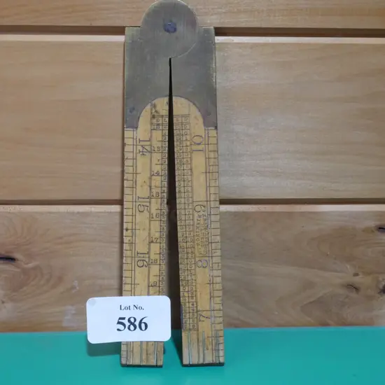 2 foot folding boxwood rule