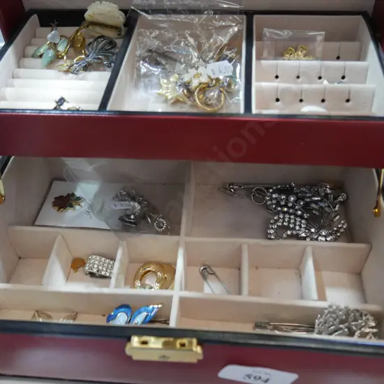 Jewelry box and contents