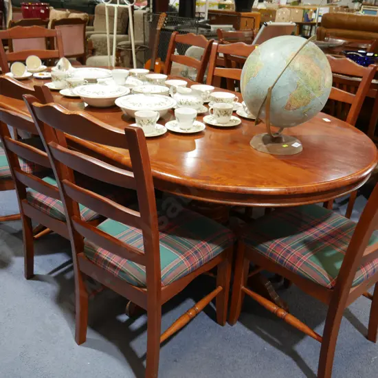 Dining table and 8 chairs